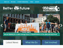 Tablet Screenshot of betterfutureproject.org